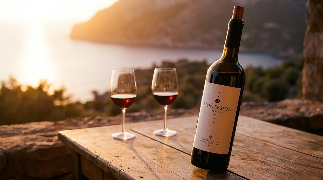 biodynamic wine trends 2026 — Freshly turned dark earth in a vineyard at dusk, soft golden hour light, scattered wild herbs, serene Mediterranean atmosphere, rustic and natural.